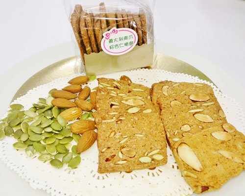 義大利南瓜籽杏仁脆餅(奶蛋素)