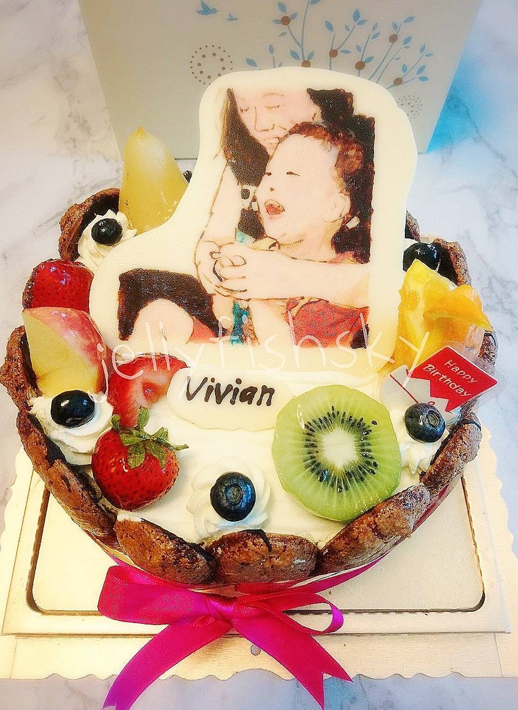 手繪人像蛋糕
