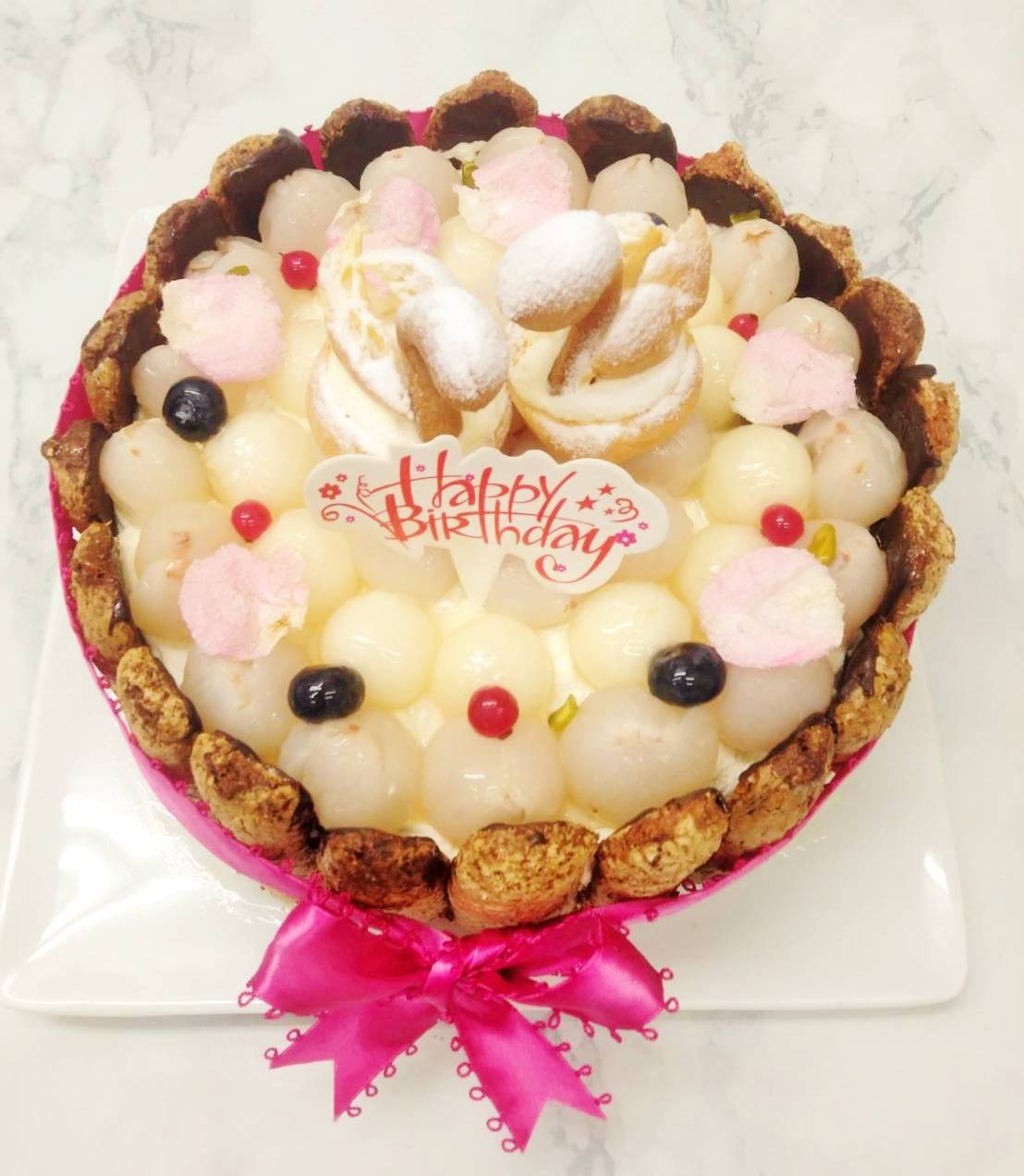 玫瑰荔枝慕斯-夏季限定