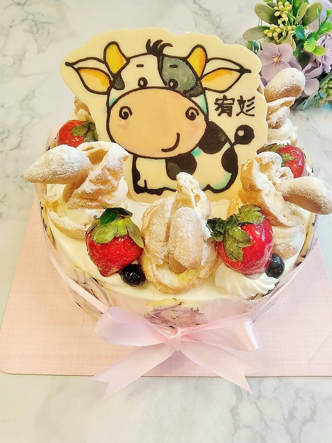 手繪圖12生肖-牛