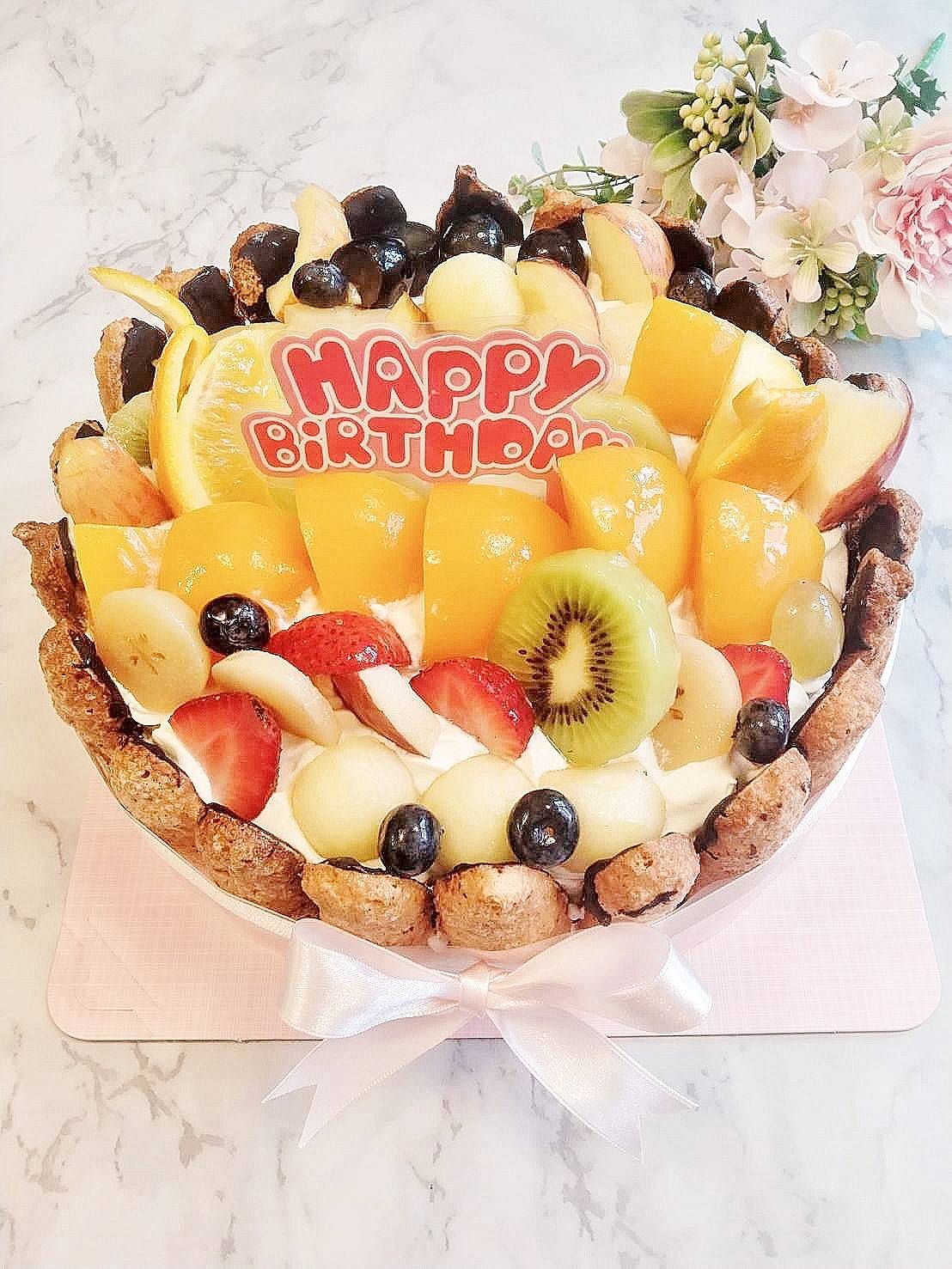 鮮果夏洛特-[可作抽錢蛋糕款式]