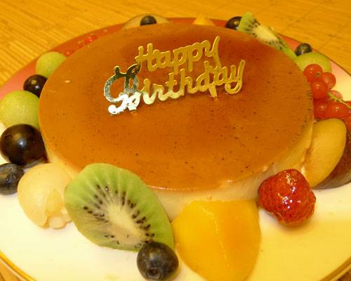 首創-生日大布丁(奶蛋素)8吋$700元