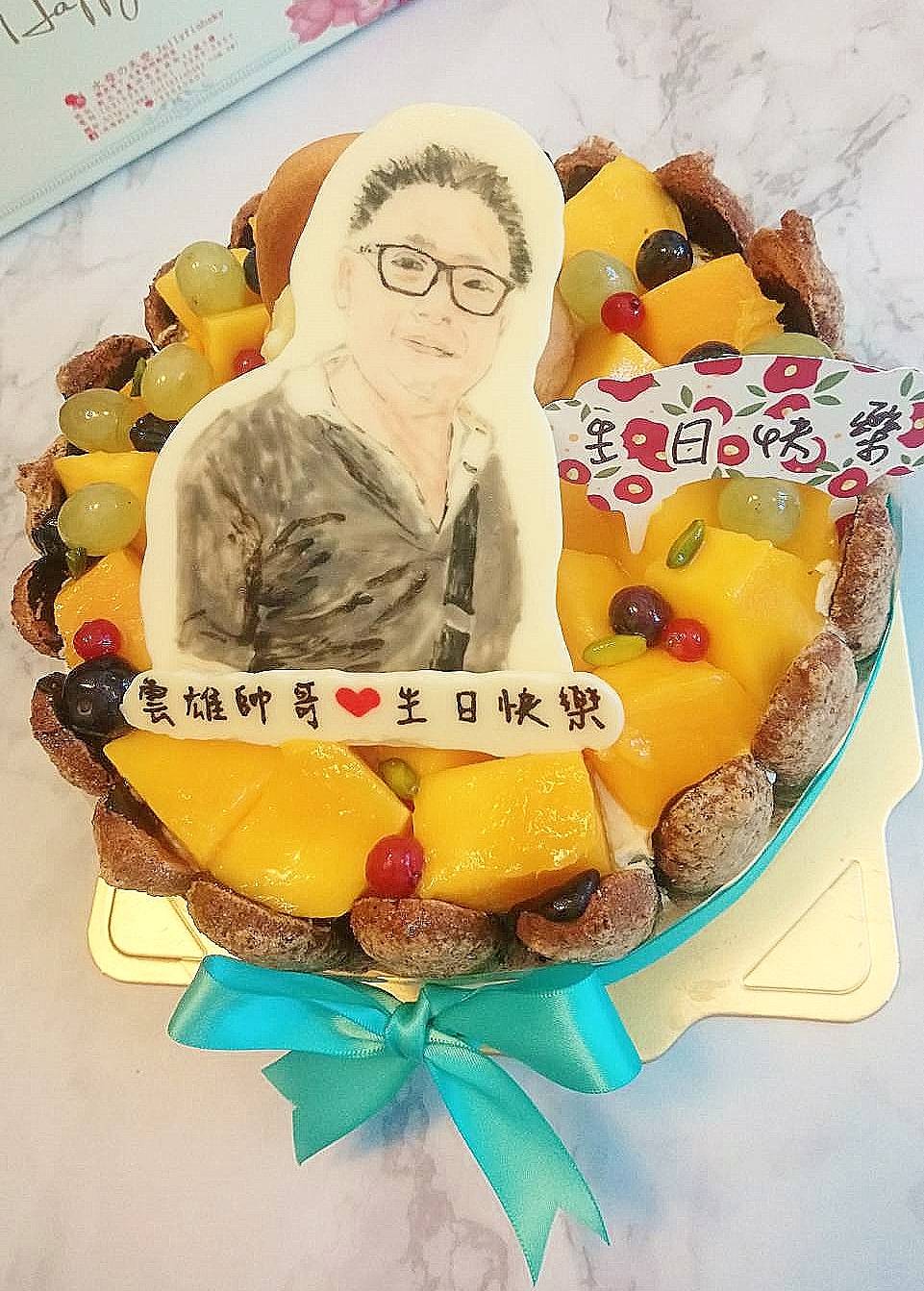 手繪人像蛋糕
