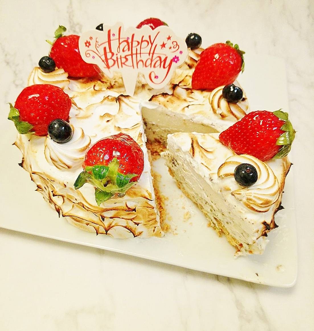 俄羅斯火燒冰淇淋蛋糕(香草口味)